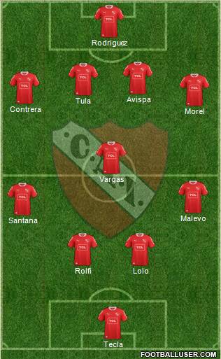 Independiente Formation 2013