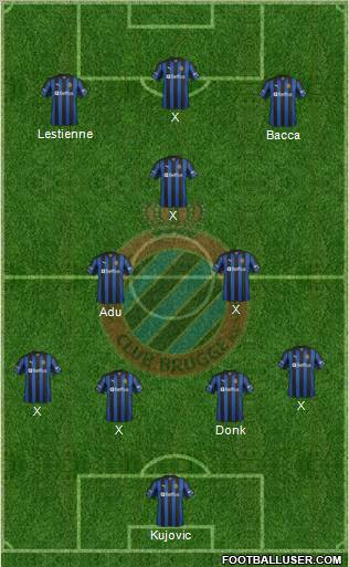 Club Brugge KV Formation 2013