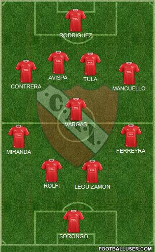 Independiente Formation 2013