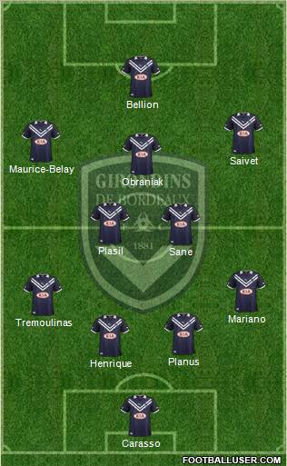 FC Girondins de Bordeaux Formation 2013