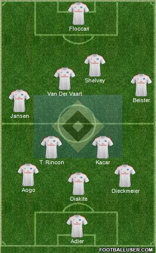 Hamburger SV Formation 2013