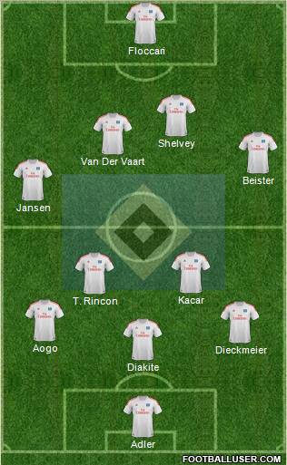 Hamburger SV Formation 2013