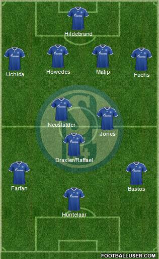 FC Schalke 04 Formation 2013