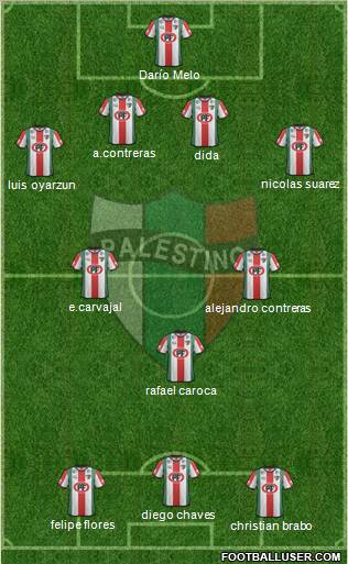 CD Palestino S.A.D.P. Formation 2013