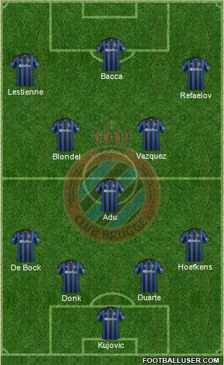 Club Brugge KV Formation 2013