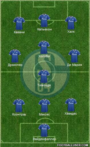 FC Schalke 04 Formation 2013