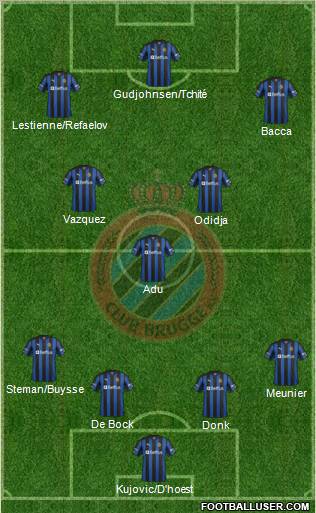Club Brugge KV Formation 2013