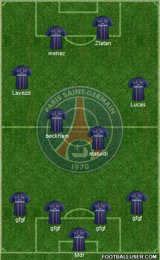 Paris Saint-Germain Formation 2013