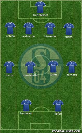 FC Schalke 04 Formation 2013