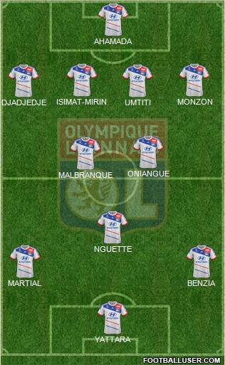 Olympique Lyonnais Formation 2013