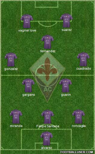 Fiorentina Formation 2013