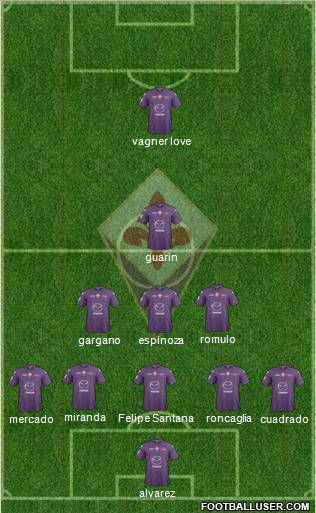 Fiorentina Formation 2013