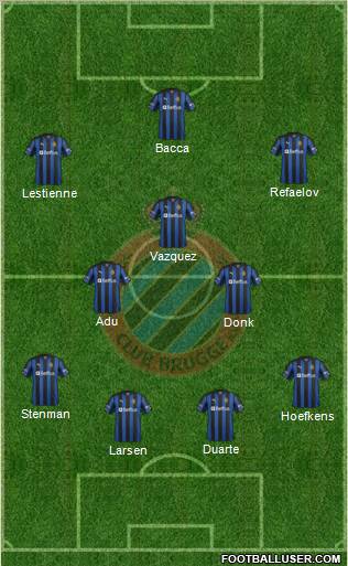 Club Brugge KV Formation 2013