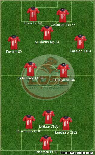 LOSC Lille Métropole Formation 2013