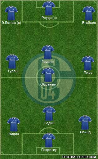 FC Schalke 04 Formation 2013