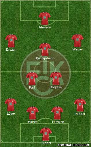 1.FC Kaiserslautern Formation 2013