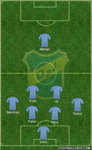 Defensa y Justicia Formation 2013