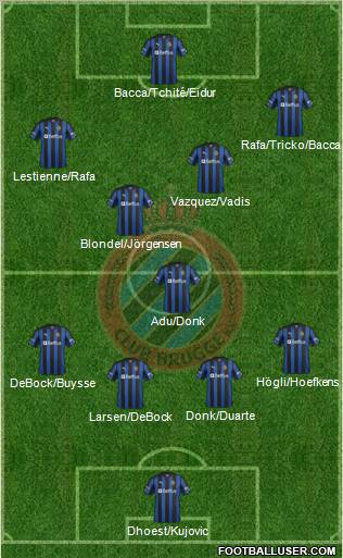 Club Brugge KV Formation 2013