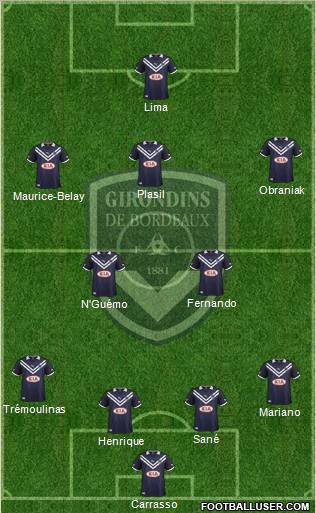 FC Girondins de Bordeaux Formation 2013