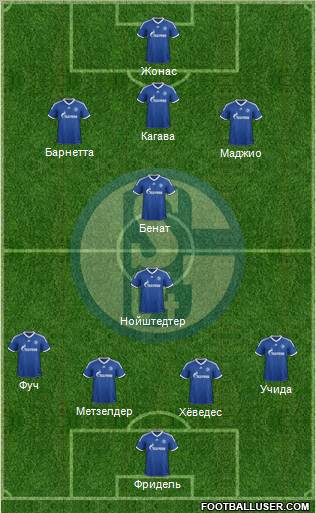FC Schalke 04 Formation 2013