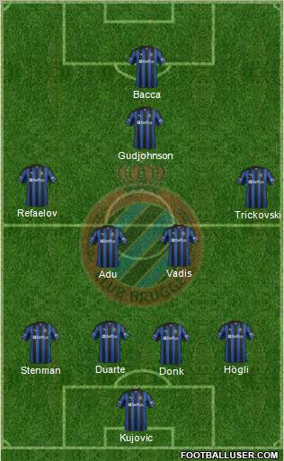 Club Brugge KV Formation 2013