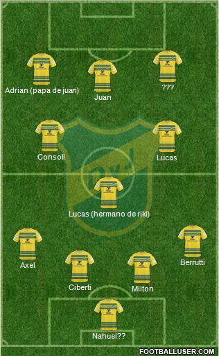 Defensa y Justicia Formation 2013