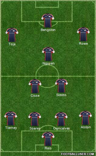 New England Revolution Formation 2013