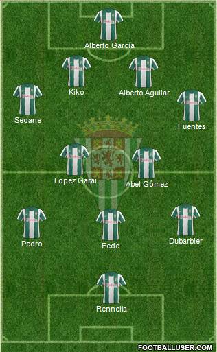 Córdoba C.F., S.A.D. Formation 2013