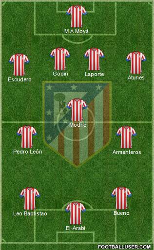 C. Atlético Madrid S.A.D. Formation 2013