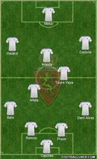 R. Zaragoza S.A.D. Formation 2013