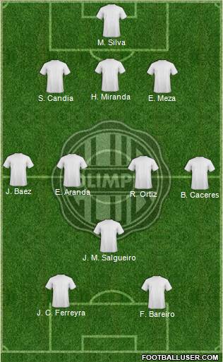 C Olimpia Formation 2013