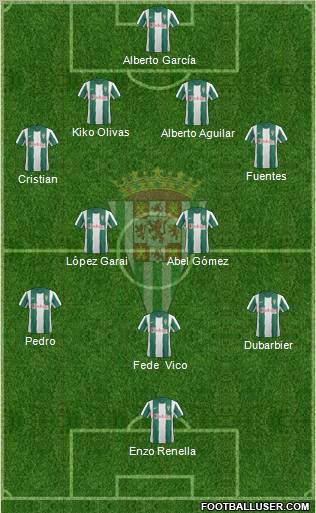 Córdoba C.F., S.A.D. Formation 2013