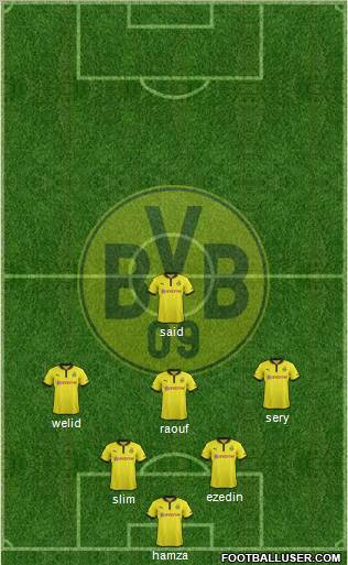 Borussia Dortmund Formation 2013