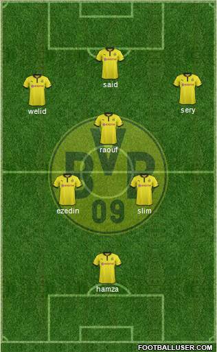 Borussia Dortmund Formation 2013
