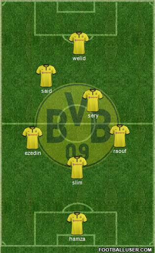Borussia Dortmund Formation 2013
