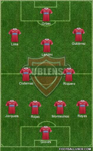 CD Ñublense S.A.D.P. Formation 2013
