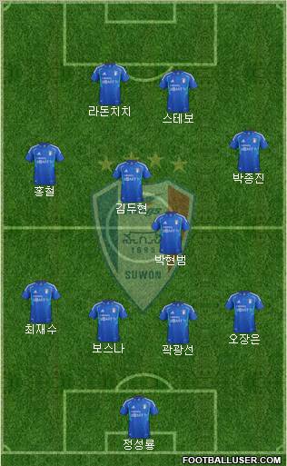 Suwon Samsung Blue Wings Formation 2013