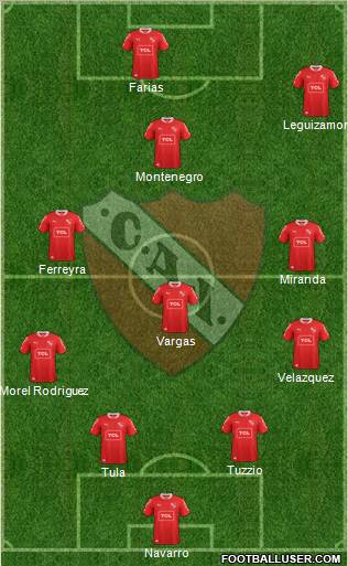Independiente Formation 2013