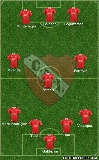 Independiente Formation 2013