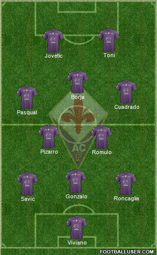 Fiorentina Formation 2013
