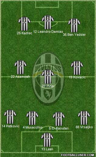 Juventus Formation 2013