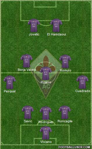 Fiorentina Formation 2013