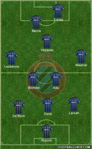 Club Brugge KV Formation 2013