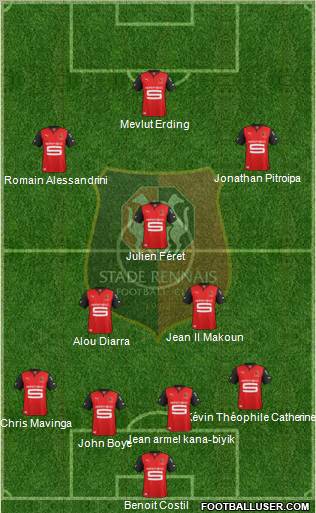 Stade Rennais Football Club Formation 2013