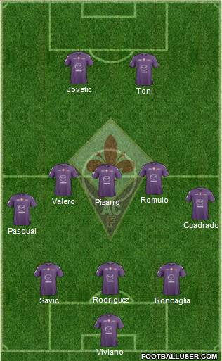 Fiorentina Formation 2013