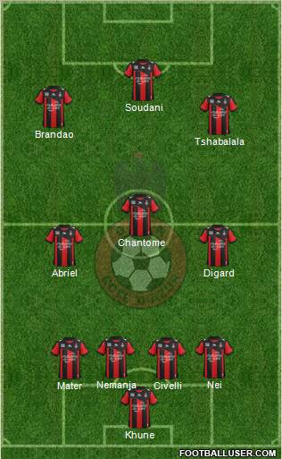 OGC Nice Côte d'Azur Formation 2013