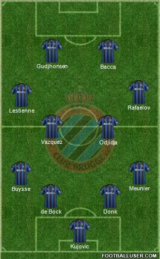 Club Brugge KV Formation 2013