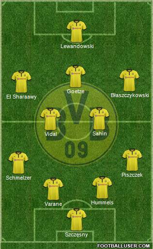 Borussia Dortmund Formation 2013