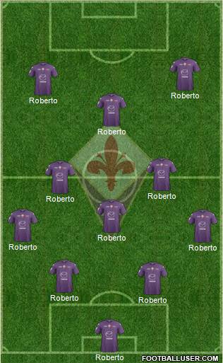 Fiorentina Formation 2013