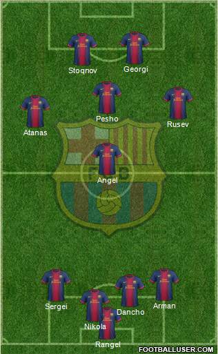 F.C. Barcelona Formation 2013